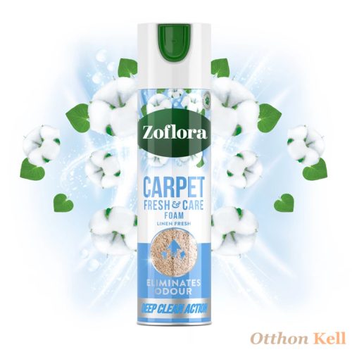 Zoflora Linen Fresh Carpet Fresh & Care Foam kárpittisztító hab 600 ml
