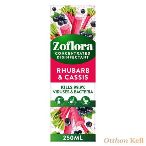 Zoflora Rhubarb & Cassis Koncentrált Többcélú Fertőtlenítőszer – 250 ml
