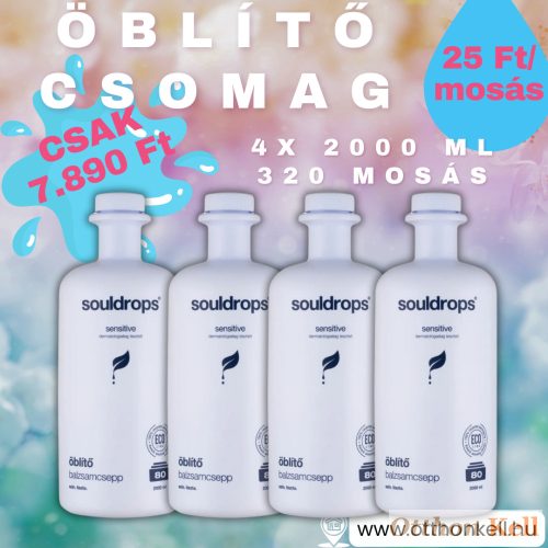 Souldrops öblítő csomag 4x2l - 320 mosás