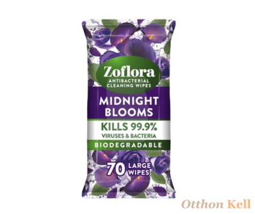 Zoflora Biológiailag Lebomló Antibakteriális Többcélú Tisztítókendők - Midnight Blooms 70 db
