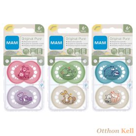 MAM játszócumi Original Pure szilikon 6hó dupla