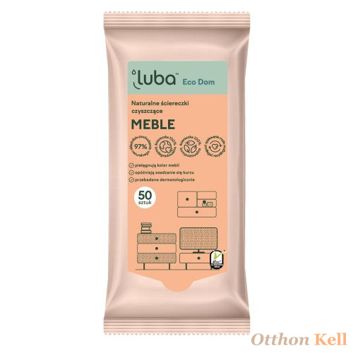 Luba ECO természetes tisztító nedves törlőkendők BÚTOR - 50db