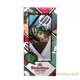   BIOINTIMO POPPY PADS 5 dbos bambusz szálas mosható intimbetét szett