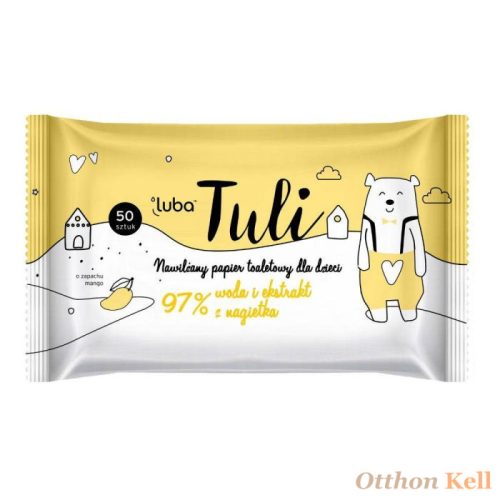 Luba Tuli Mangó illatú nedves toalettpapír gyerekeknek - 50 db