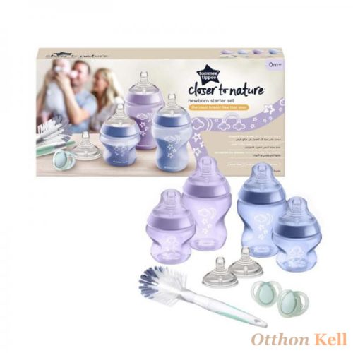 Tommee Tippee Closer to Nature újszülött cumisüveg szett - Lila ÚJ