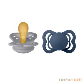 BIBS Supreme 2-es szett - Delfin/Acélkék 0-6 hó