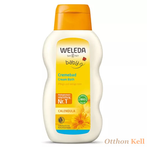 Weleda Bio körömvirágos natúr baba krémfürdető 200ml