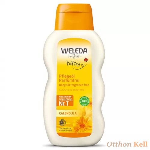 WELEDA BIO KÖRÖMVIRÁGOS ILLATANYAGMENTES NATÚR BABAÁPOLÓ OLAJ 200ML