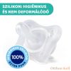 Chicco Physio FORMA mini soft szilikon cumi tároló dobozzal 0-2 hó (2db-os) kék