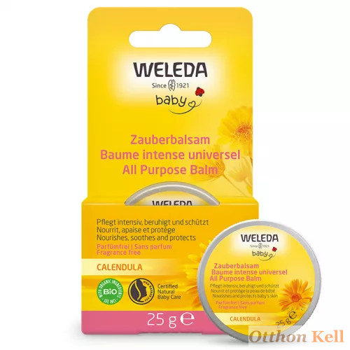 WELEDA BIO KÖRÖMVIRÁGOS NATÚR TÖBBCÉLÚ VÉDŐBALZSAM BABÁKNAK 25G