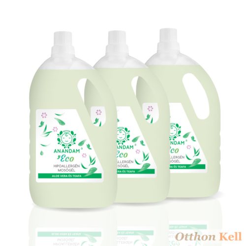 ANANDAM ECO hipoallergén mosógél – Aloe Vera és Teafa 3 l x 3 db