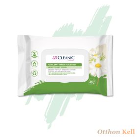   Cleanic Intimate nedves toalett és intim kendő kamilla illattal 40 db