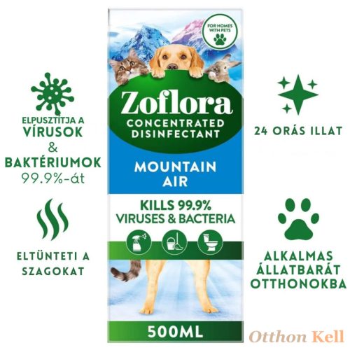 Zoflora Hegyi Levegő Fertőtlenítő Koncentrátum – 500 ml