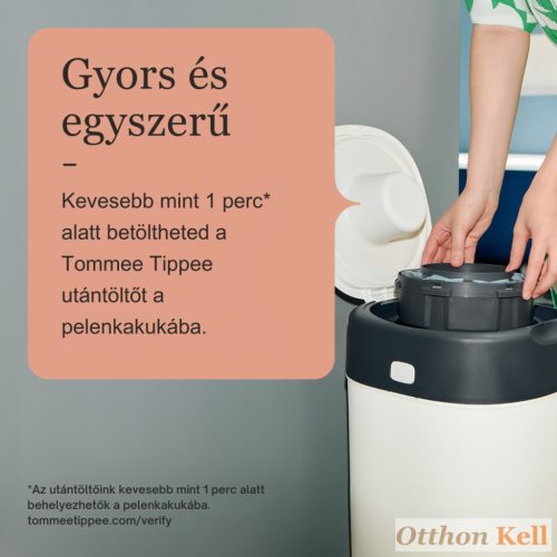 Tommee Tippee pelenkacsomagoló utántöltő - Twist and Click és Sangenic TEC citrus 12db