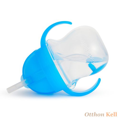 Munchkin Any angle súlyozott szívószálas itatópohár 210 ml - kék 