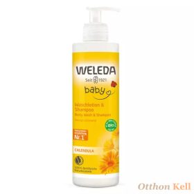   WELEDA BIO KÖRÖMVIRÁGOS NATÚR BABA TUSFÜRDŐ ÉS SAMPON 400ML