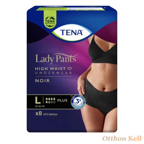 Tena Lady Pants Plus Noir Inkontinencia-fehérnemű magasított derékrésszel L 8db