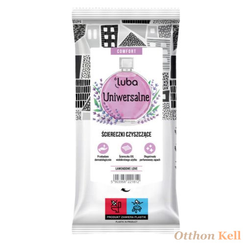 LUBA COMFORT Univerzális - Illatos tisztítókendők - Levendula Love - 32 db