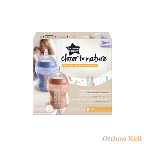 Tommee Tippee cumisüveg - CTN 2 db 260 ml terrakotta, kék