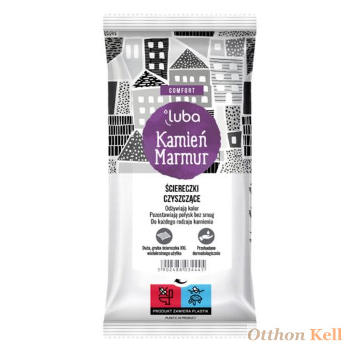 LUBA COMFORT nedves tisztítókendő - kerámiához & fürdőszobai szerelvényekhez - 24 db