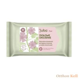   LUBA Med Herbal nyugtató törlőkendők a menstruáció alatti intim higiéniáért - 20 db