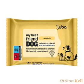   LUBA Nedves törlőkendők kutyáknak az érzékeny területek ápolására - szem, fül és bőrredők - 25db
