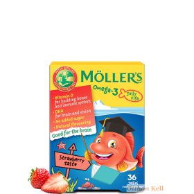 Möller’s Omega-3 halacska gumivitamin eper íz 36 db Möller’s Omega-3 halacska gumivitamin eper íz 36 db