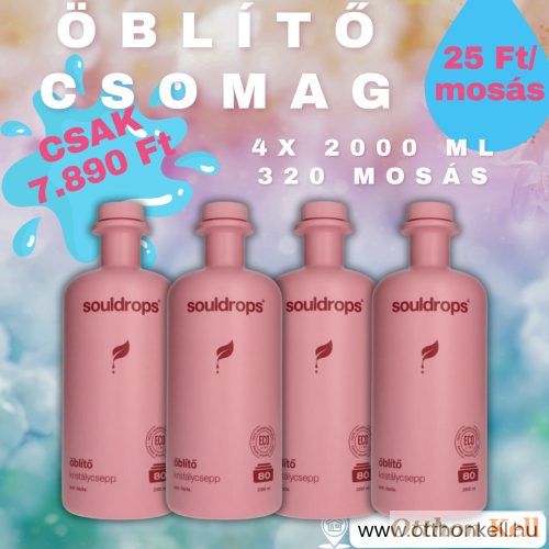 Souldrops öblítő csomag 4x2l - 320 mosás