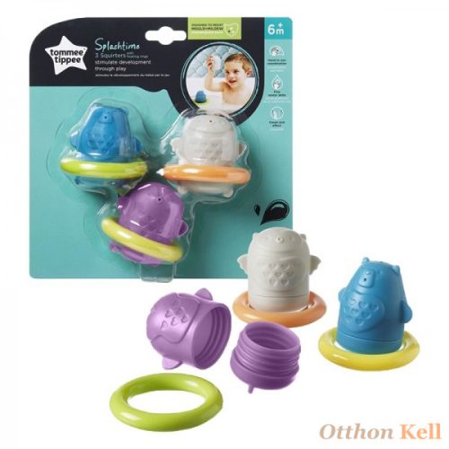 TOMMEE TIPPEE Spriccelő úszó figurák fürdőjáték 6+