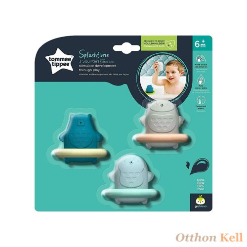 TOMMEE TIPPEE Spriccelő úszó figurák fürdőjáték 6+