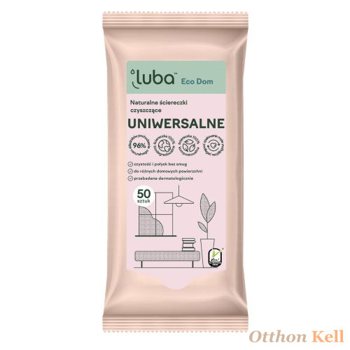 Luba ECO természetes tisztító nedves törlőkendők UNIVERZÁLIS - 50db
