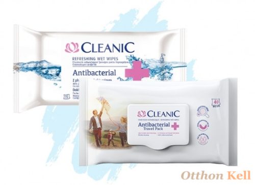 Cleanic antibakteriális frissítő törlőkendő Antibacterial 15 db