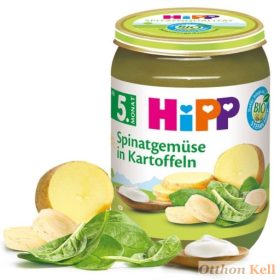 HiPP BIO burgonyás spenótfőzelék 5hó+ 190g
