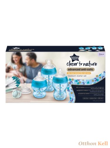 Tommee Tippee Closer to Nature újszülött cumisüveg szett - Kék