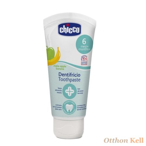 Chicco Alma-Banán ízű fluormentes fogkrém Xilitollal - 50ml