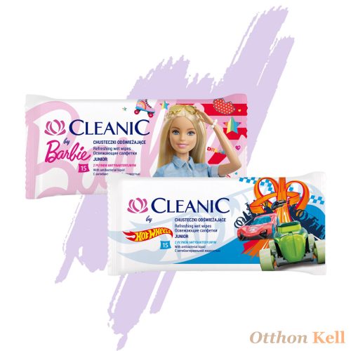 Cleanic frissítő törlőkendő. - JUNIOR ANTIBACTERIAL 15 db