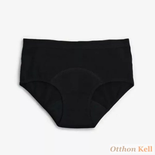 Imse hipster menstruációs bugyi, közepes vérzéshez - Fekete (L)