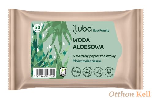 LUBA nedves wc papír - Aloe Wera - 50 db