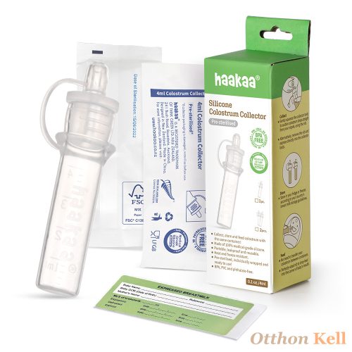 Haakaa szilikon kolosztrumgyűjtő 4 ml (elősterilizált) - szoptatásbarát itató