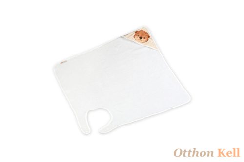 nano for babies extra nagy bambusz baba és gyermek törölköző - fehér vidra - 90x90 cm